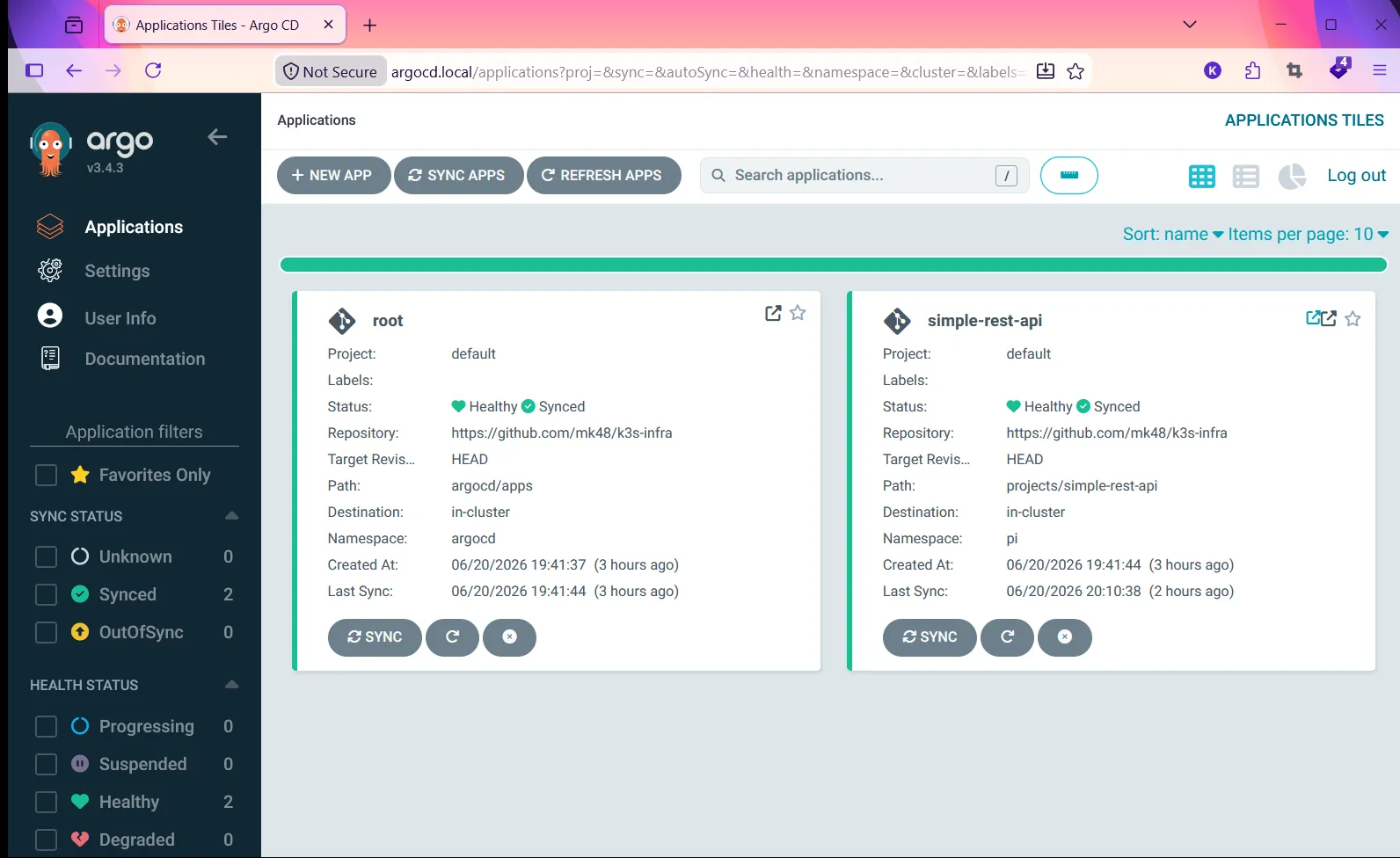 ArgoCD all apps