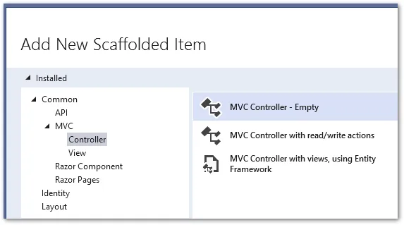 Create controller window
