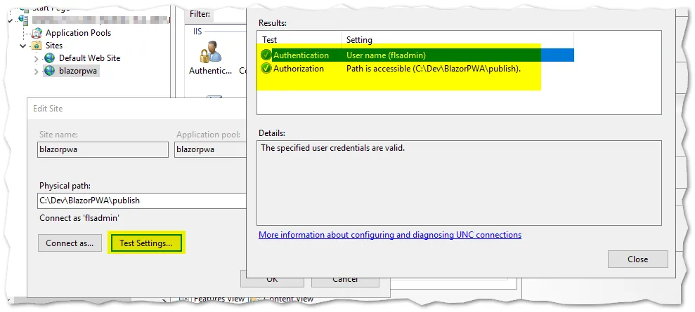 Ensure user access works