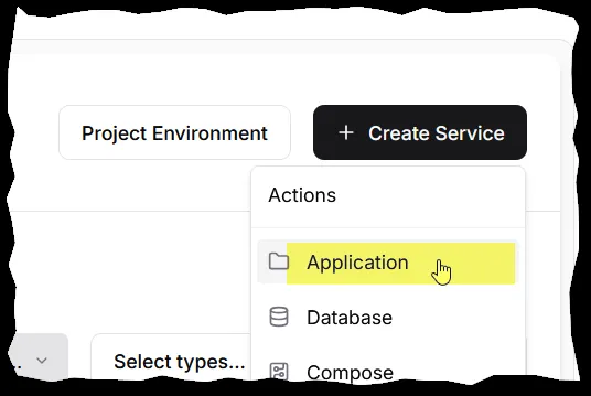 Create service